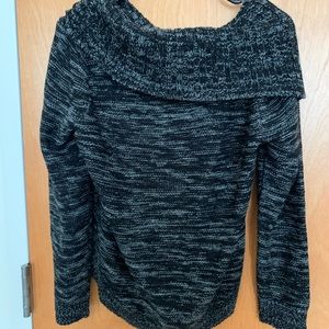Black and white sweater
